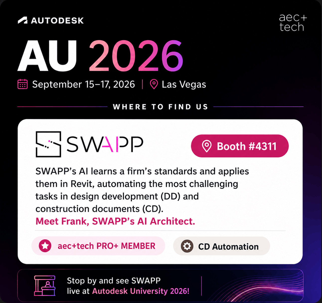 SWAPP at AU 2026