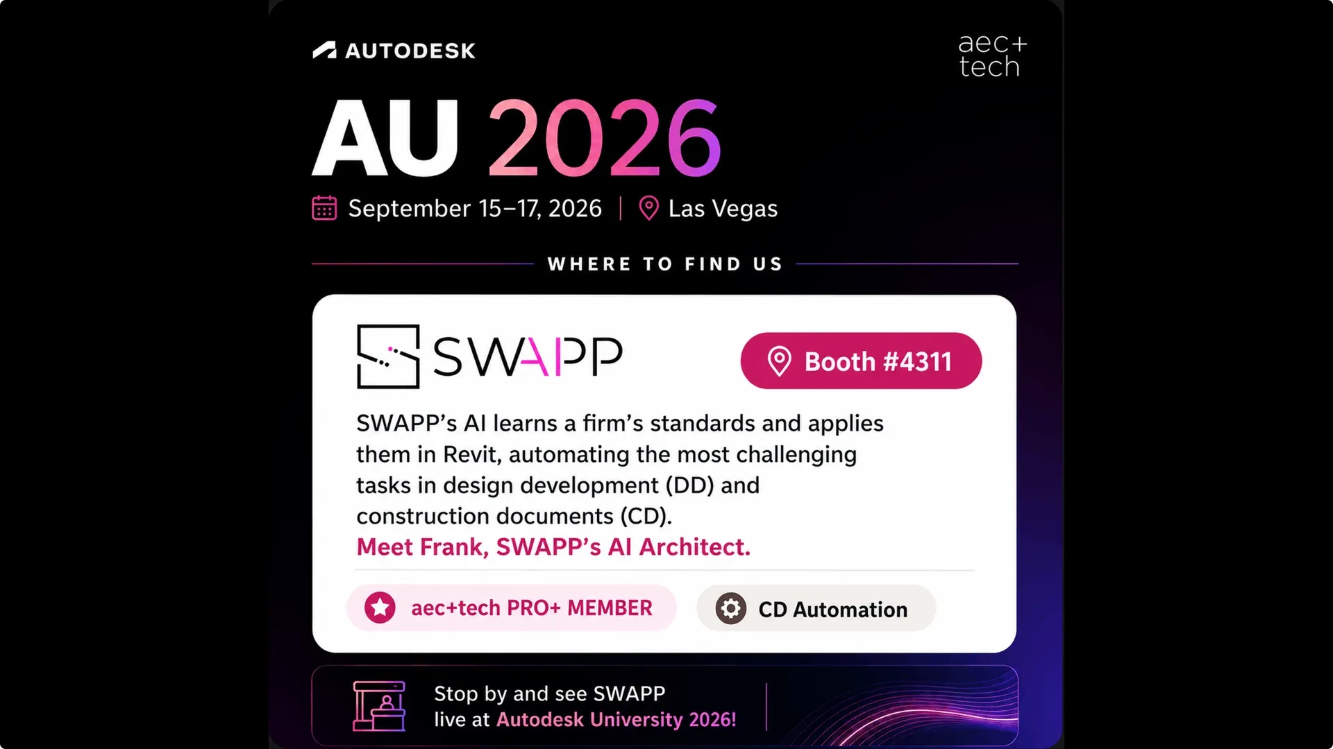 SWAPP at AU 2026