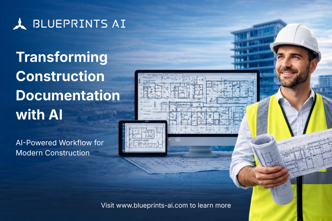 AI that converts your design vision into code compliant construction documents following your drawing standards.